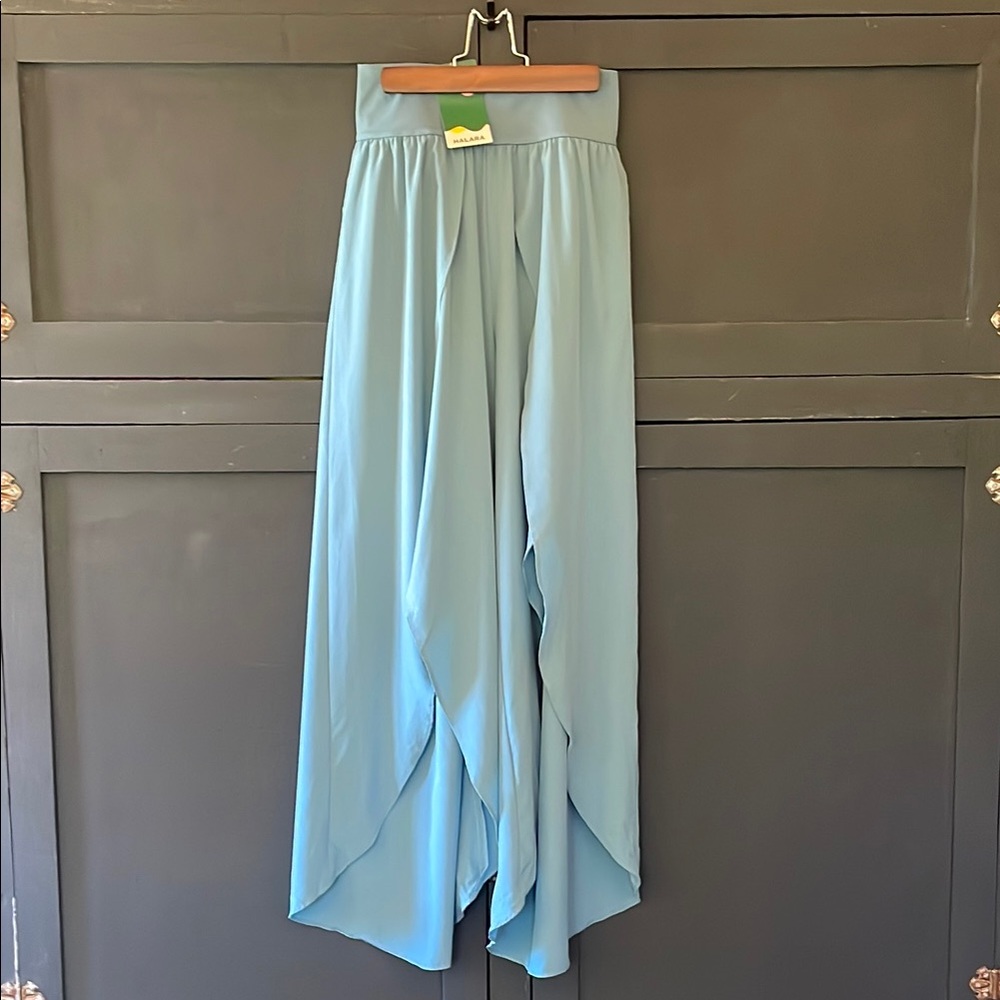 HALARA Palazzo Flowy Split Wide Leg Pant